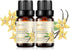 2-Pack Vanilla Essential Oil - 100% Pure Organic Natural Plant for Diffuser, Aroma, Spa, Massage - 2x10ML