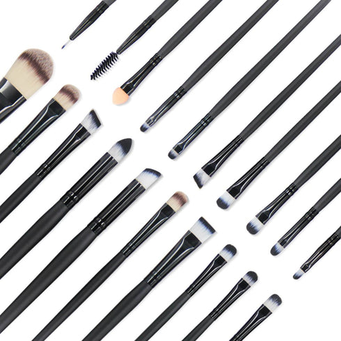 20 Pieces Makeup Brush Set Professional Face Eye Shadow Eyeliner Foundation Blush Lip Makeup Brushes Powder Liquid Cream Cosmetics Blending Brush Tool