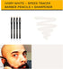 The Cut Buddy White Speed Tracer Barber Pencil, 4 Pack for Beard Shaping Tools & Guides