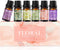 Auelife Floral Essential Oils Set - Mother's Day & Birthsday Gift, 6x10ml