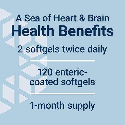 Life Extension Super Omega-3 EPA/DHA Fish Oil, Heart Health, Brain Health, 120 Softgels