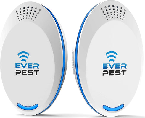 Ultrasonic Pest Repellent Control 2025, 2-Pack Plug in Home Insect Repeller for Indoor and Outdoor