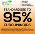 Turmeric Curcumin with BioPerine & Ginger 2600mg - Natural Joint & Heart Support, 120 Capsules