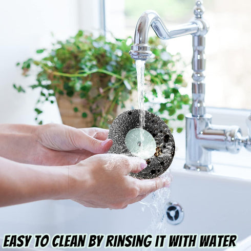 2Pcs Stainless Steel Wool Scrubber with Handle, Heavy Duty Dish Scrubber Cleaning Brush for Pots, Pans, Grills, Sink