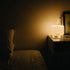 Humidifier,Dimmable (280ML) Glass Diffuser with Luxury Alloy Base(Gold), All-in-one Room Decor Aromatherapy Oil