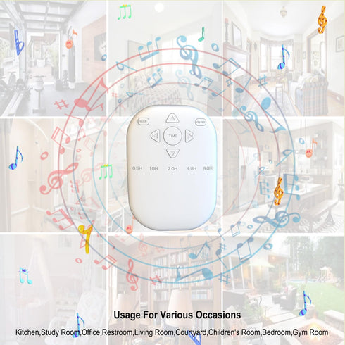 UNIONOW 36 White Noise Sound Machine, Wireless Sound Machine with Relaxing Sounds Including Nature Sounds and White