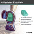 Tuli’s Heavy Duty Heel Cups, Cushion Inserts for Plantar Fasciitis, Green, 2 Pairs, Small