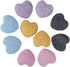 rockcloud Colorful Lava Rock Stone Heart Shape Pocket Stones Dyed Lava Rocks
