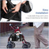 FINPAC Rollator Side Storage Bag with Cup Holder for Bariatric Walkers, Wheelchairs - Rollator Attachment Organizer