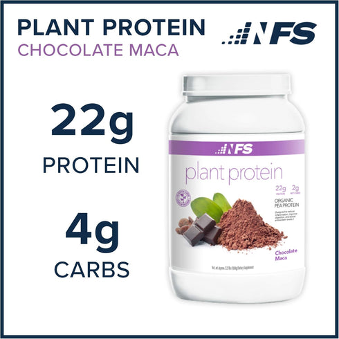 NF Sports All-Natural Plant-Based Protein - Organic Gluten Free Protein, 28 Servings (Tahitian Vanilla)