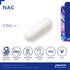 Pure Encapsulations NAC 600 mg - NAC Supplement for Lung Health & Immune Support, 90 Capsules.