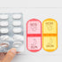 Uonlytech Weekly Pill Organizer Storage Container, Portable Dustproof Moisture-Resistant Plastic Medicine Case