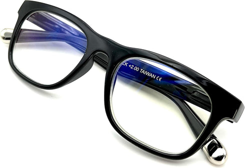 Reading Glasses Frame for Women - UV Blue Light Filtering Magnifier, 1.50-3.00