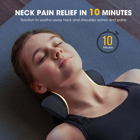 Neck and Shoulder Relaxer with Magnetic Therapy Pillowcase, Chiropractic Pillows for Pain Relief and Spine Alignment
