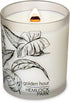Hemlock 50 7.2 oz Park Golden Hour Frosted Hand-Poured Scented Candle | Crackling Wood Wick, Botanical Fragrance