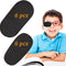 12PCS Medical Eye Patches for Adults Kids, Treat Lazy Eye Amblyopia Strabismus Patch, Glasses, 2 Size