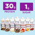 Ensure Max Protein Nutrition Shakes - Variety Pack with 30g Protein, 1g Sugar, 11 fl oz, Pack of 8