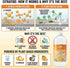 Hardwood Floor Cleaner and Polish Restorer Heavy Duty Plant-Based Cleaning & Conditioning Citrus Formula for Tile