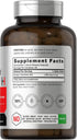 Horbaach Acetyl L-Carnitine 1500mg | 200 Capsules | Extra Strength ALCAR Supplement