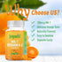 Vitamin K2 MK-7 Gummies 100mcg, Extra Strength Chewable Natural Orange Flavor, Non-GMO, Vegan, 60 Counts