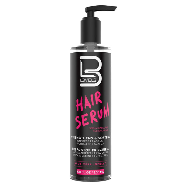 L3 Level 3 Hair Serum, Repairs Damaged Hair, Softens and Smooths, Reduces Frizziness