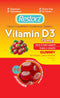 Vitamin D3 Gummies, 112 Total, 8-Pack, Peach, Mango & Strawberry Wellness Chews for Heart & Bone Support