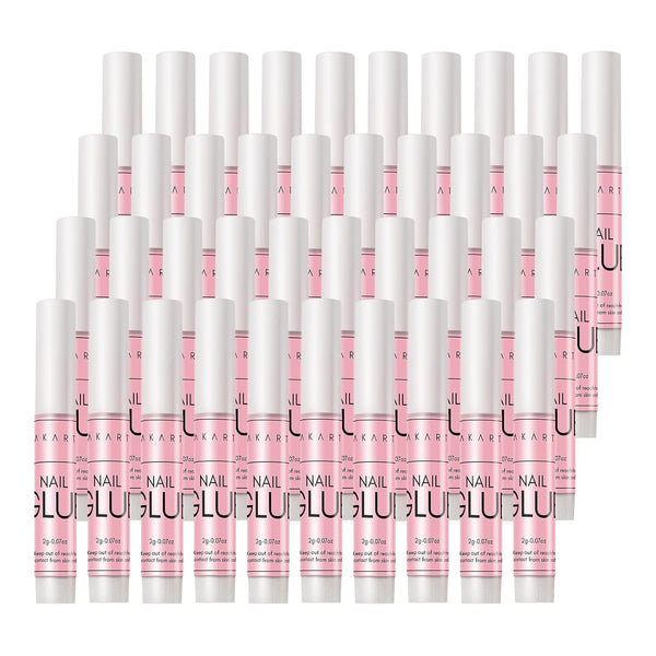 Makartt Super Strong Nail Glue - Professional Adhesive for Acrylic and Press On Nails, 0.07oz, 40Pcs