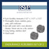RSVP International Endurance Cleaning Collection - 2 Piece Stainless Steel Scrubbies, Long Lasting, Non-Rusting