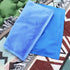 Reusable Ice Pad, Hot Cold Pack for Injuries, Large Back Pain Relief, 13x9.5 inch Blue, Pillow Ice Pad