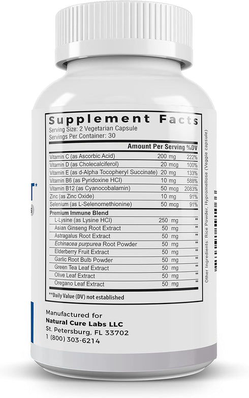Premium Immune Support - 60 Capsules