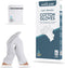 XL Extra Large 2 Pairs 100% Premium Cotton Gloves for Dry Hands, Moisturizing Overnight Gloves for Eczema, Psoriasis &