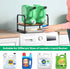 Laundry Detergent Holder Stand, Liquid Detergent Dispenser Shelf Organizer with Cleanable Drip Tray, Liquid Holder