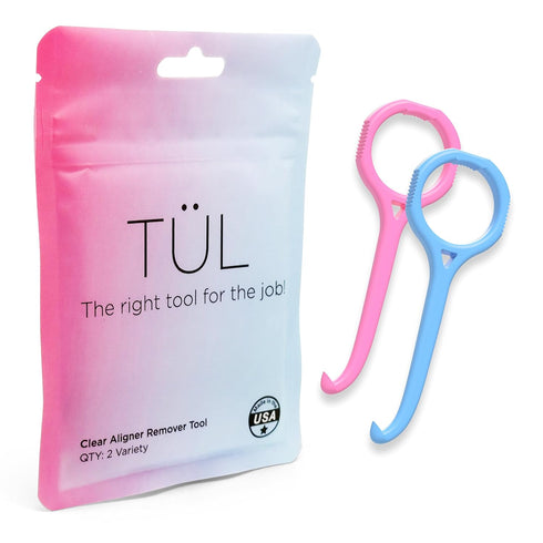 TÜL Invisalign Remover Tool Made in the USA, Lifetime Replacements, Ortho Recommended, 2 Pack