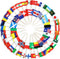 Anley Assorted 100 Different Countries Toothpick Flag, Vivid Double Sided Print & Solid Smooth Pick for Party