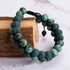 Bivei Aromatherapy Essential Oil Diffuser Bracelet - Lava Stone Bead Gemstone Anxiety Diffuser Bangle Cuff