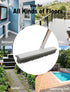 Rubber Broom with Handle, Removing Cats Dogs Hair for Floors, Carpets, Tiles, Windows, and Gardens