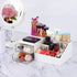 LETURE Desk Organizer, Cosmetic Makeup Vanity Organizer Box, Bathroom Counter Makeup Storage for Eyeshadows, Skin Care, Concealers, Powders, Nail Polish (White) by LETURE