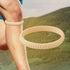 ZJchao Soft Knee Support Strap, Portable Patella Tendon Brace for Basketball, Running, Fitness (Skin Color)