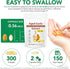 Yiishuiil 7500mg Immune 300 Aged Garlic Extract - Odorless, Organic Garlic Extract Capsules | Heart & Antioxidant