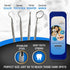 Dental Hygiene Tool Set, Stainless Steel Dental Kit with Tooth Pick, Mouth Mirror, Tarter Scraper, and Protective Case
