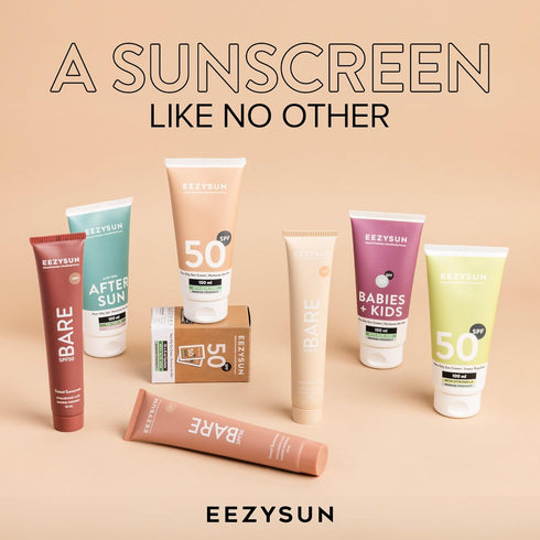 SPF50 3.3 oz EEZYSUN Sunscreen with Insect Repellent - Water-Resistant Sunscreen Bug Repellent Combo with Citronella