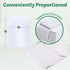 24 Pack 16x19 Bar Mop Towels, White Absorbent Cotton Kitchen Towels for Home, Restaurant, Bar Glass Cleaning - 30 oz