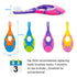 Slotic Baby & Toddler Toothbrush for Ages 0-2 Years, Extra Soft Bristle, Easy-Grip Handle, Teething Pad, Dentist