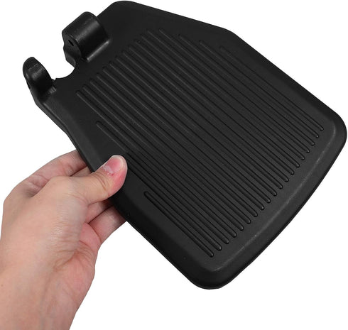 1 UPKOCH Wheelchair Footplates Pair Heavy Duty Plastic Foot Rest Replacement Pedals Black for Patient Mobility