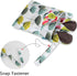 Teamoy 10pcs Reusable Cloth Panty Liners, Washable Sanitary Pads with Wet Bag, 11 Piece Set (Country Style)