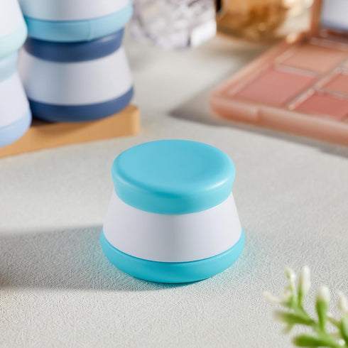 INSFIT Travel Containers for Toiletries, TSA Approved Silicone Cream Jars, BPA Free Leakproof Travel Accessories for