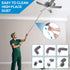 Microfiber Extendable Feather Duster (11pcs) with 100" Extension Pole, Washable Reusable Bendable Dusters for Cleaning Ceiling Fan, High Ceiling, TV, Blinds, Cars by PMNPU