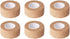 JIAKAI 6pc-1 Inch Wide Skin Colour Elastic Self- Adhesive Bandage Finger Tape,Wrap Bandages,