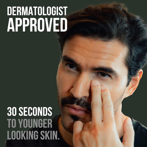 RUGGED & DAPPER Premium Men's Eye Cream | Age Defense for Dark Circles, Wrinkles & Puffy Eyes | Unscented with