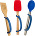 Navy Silicone Universal Cuff - Large to X-Large Adaptive Eating Utensils, Foam Tubing for Easy Grip